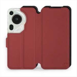 Etui Soft Touch do Huawei Pura 70 Ultra - wzór Zachodząca czerwień z czernią