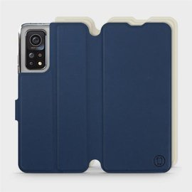 Etui Soft Touch do Xiaomi MI 10T - wzór Głęboki granat z platyną