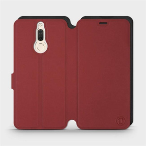 Etui Soft Touch do Huawei Mate 10 Lite - wzór Zachodząca czerwień z czernią