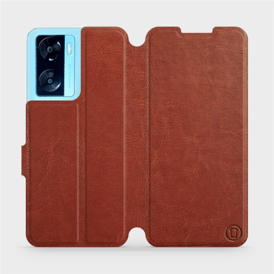 Etui do OPPO A57S - wzór Brown&Orange