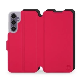 Etui Soft Touch do Samsung Galaxy S23 FE - wzór Żywa czerwień z czernią