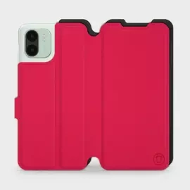 Etui Soft Touch do Xiaomi Redmi A2 - wzór Żywa czerwień z czernią