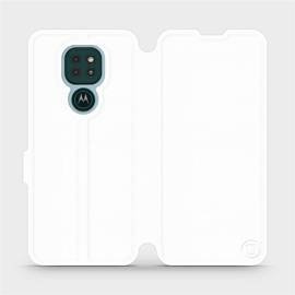 Etui do Motorola Moto G9 Play - wzór White&Orange
