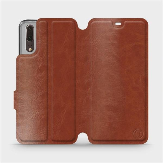 Etui do Huawei P20 - wzór Brown&Orange