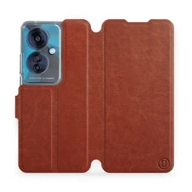 Etui do OPPO Reno 11F - wzór Brown&Gray