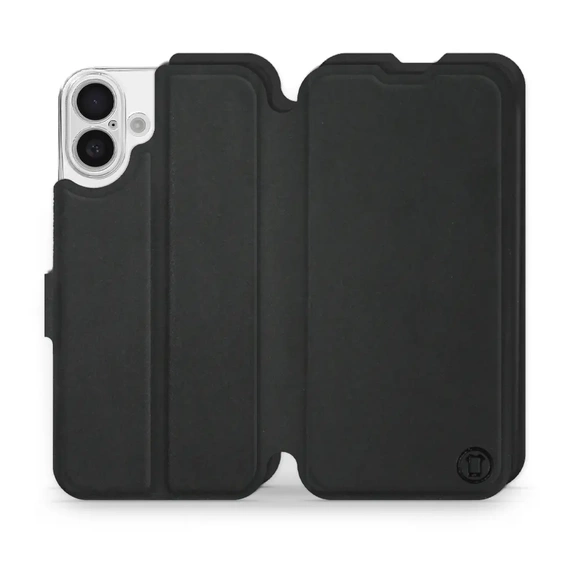 Etui Soft Touch do Apple iPhone 16 Plus - wzór Satynowa czerń
