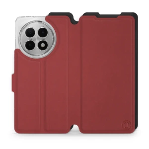 Etui Soft Touch do OnePlus 13R - wzór Zachodząca czerwień z czernią