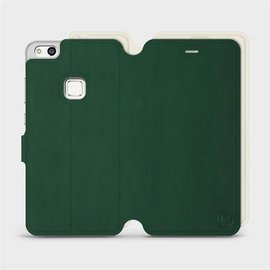 Etui Soft Touch do Huawei P10 Lite - wzór Miejska zieleń z platyną