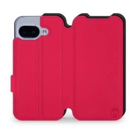 Etui Soft Touch do Google Pixel 9A - wzór Żywa czerwień z czernią