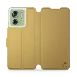 Etui do Motorola Edge 40 - wzór Gold&Orange