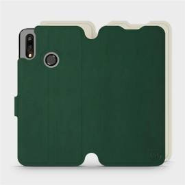 Etui Soft Touch do Huawei P Smart 2019 - wzór Miejska zieleń z platyną