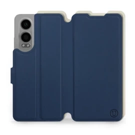 Etui Soft Touch do OnePlus Nord CE 4 Lite - wzór Głęboki granat z platyną