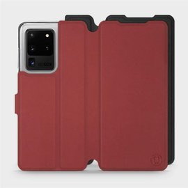 Etui Soft Touch do Samsung Galaxy S20 Ultra - wzór Zachodząca czerwień z czernią