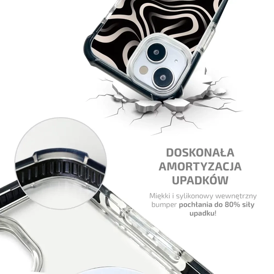 Etui MagSafe Elite Bumper Apple iPhone 15 Pro - wzór DA63D