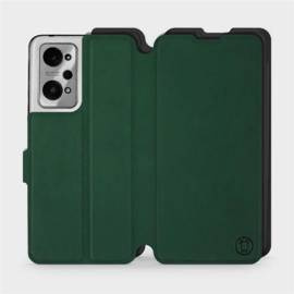 Etui Soft Touch do Realme GT 2 - wzór Miejska zieleń z czernią