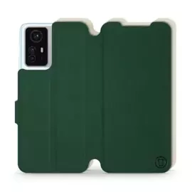 Etui Soft Touch do Xiaomi Redmi Note 12S - wzór Miejska zieleń z platyną