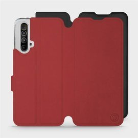 Etui Soft Touch do Realme X3 SuperZoom - wzór Zachodząca czerwień z czernią