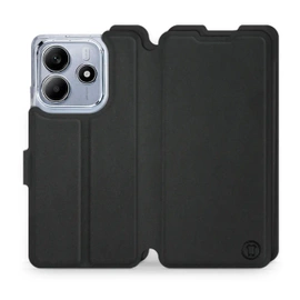 Etui Soft Touch do Xiaomi Redmi Note 14 5G - wzór Satynowa czerń