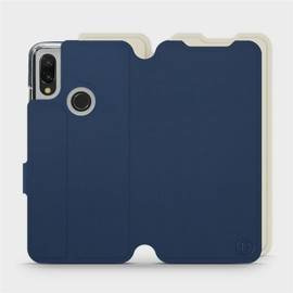 Etui Soft Touch do Xiaomi Redmi 7 - wzór Głęboki granat z platyną
