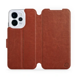 Etui do OPPO Reno 15 - wzór Brown&Orange