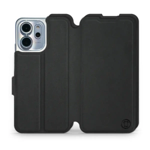 Etui Soft Touch do OPPO Reno 14 F 5G - wzór Satynowa czerń