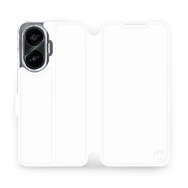 Etui do Xiaomi POCO F7 - wzór White&Orange