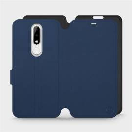 Etui Soft Touch do Nokia 5.1 Plus - wzór Głęboki granat z czernią