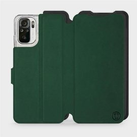 Etui Soft Touch do Xiaomi Redmi Note 10S - wzór Miejska zieleń z czernią