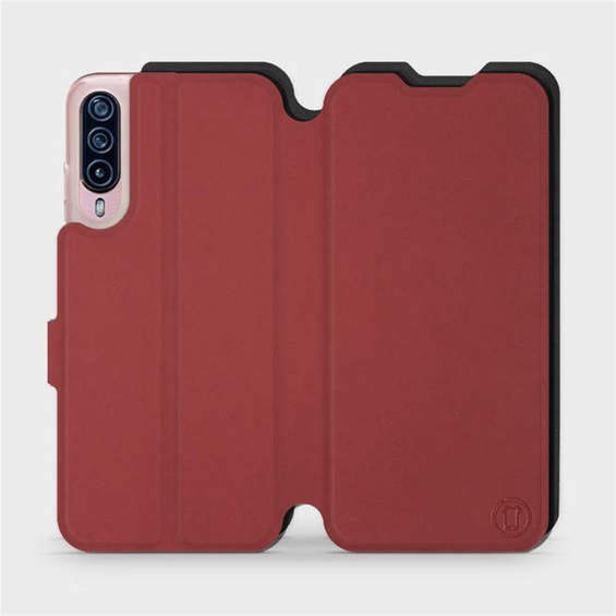 Etui Soft Touch do HTC Desire 22 Pro - wzór Zachodząca czerwień z czernią