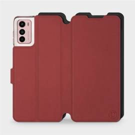 Etui Soft Touch do Motorola Moto G42 - wzór Zachodząca czerwień z czernią