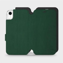 Etui Soft Touch do Apple iPhone XR - wzór Miejska zieleń z czernią