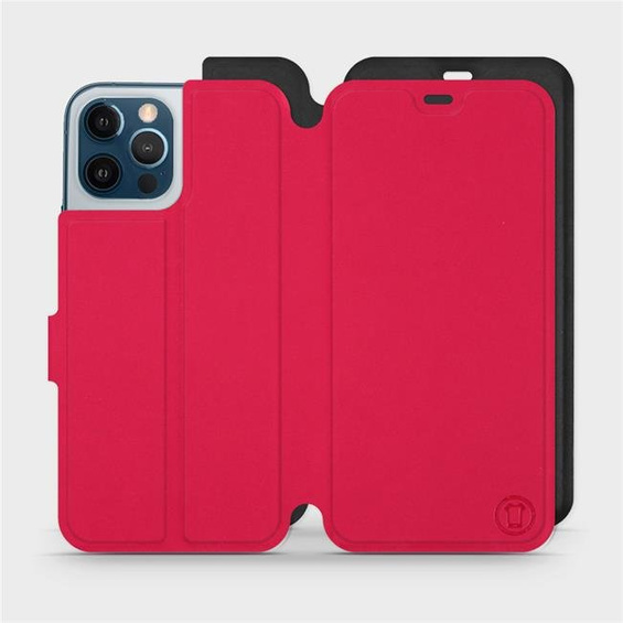 Etui Soft Touch do Apple iPhone 12 Pro Max - wzór Żywa czerwień z czernią