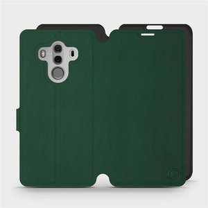 Etui Soft Touch do Huawei Mate 10 Pro - wzór Miejska zieleń z czernią