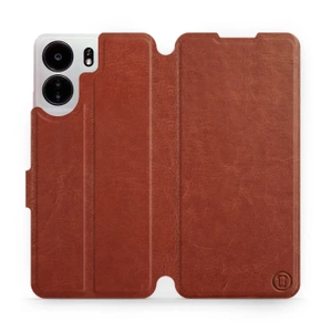 Etui do Xiaomi POCO C65 - wzór Brown&Orange