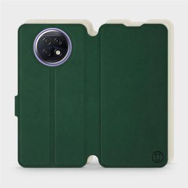 Etui Soft Touch do Xiaomi Redmi Note 9T - wzór Miejska zieleń z platyną