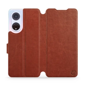 Etui do OPPO A98 5G - wzór Brown&Orange