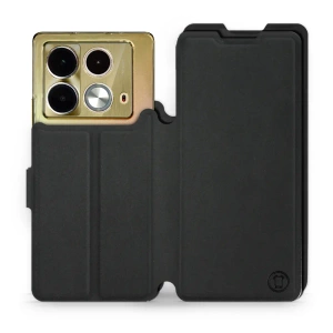 Etui Soft Touch do Infinix Note 40 - wzór Satynowa czerń