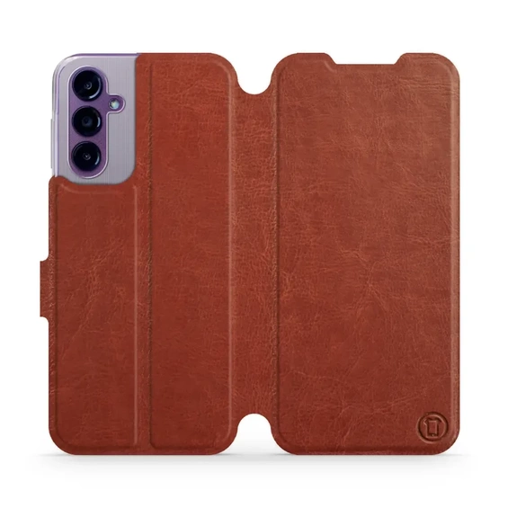 Etui do Samsung Galaxy A14 5G - wzór Brown&Orange
