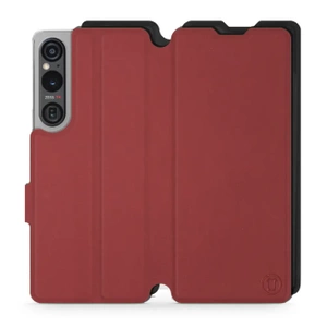 Etui Soft Touch do Sony Xperia 1 V - wzór Zachodząca czerwień z czernią