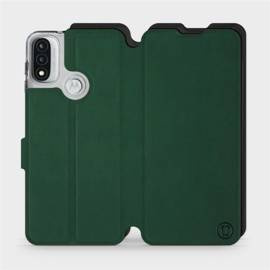 Etui Soft Touch do Motorola Moto E20 - wzór Miejska zieleń z czernią