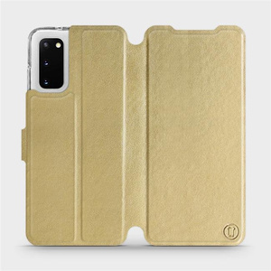 Etui do Samsung Galaxy S20 - wzór Gold&Orange