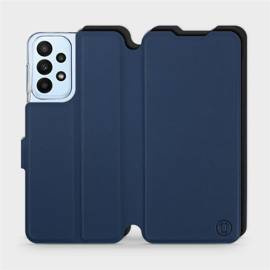 Etui Soft Touch do Samsung Galaxy A23 - wzór Głęboki granat z czernią