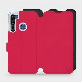 Etui Soft Touch do HTC Desire 20 Pro - wzór Żywa czerwień z czernią