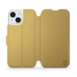 Etui do Apple iPhone 15 - wzór Gold&Orange