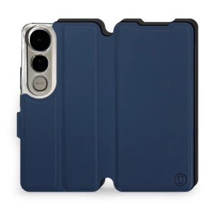 Etui Soft Touch do Vivo V50 Lite - wzór Głęboki granat z czernią