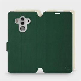 Etui Soft Touch do Huawei Mate 10 Pro - wzór Miejska zieleń z platyną