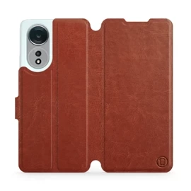 Etui do OPPO A58 - wzór Brown&Gray
