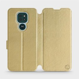 Etui do Motorola Moto G9 Play - wzór Gold&Orange