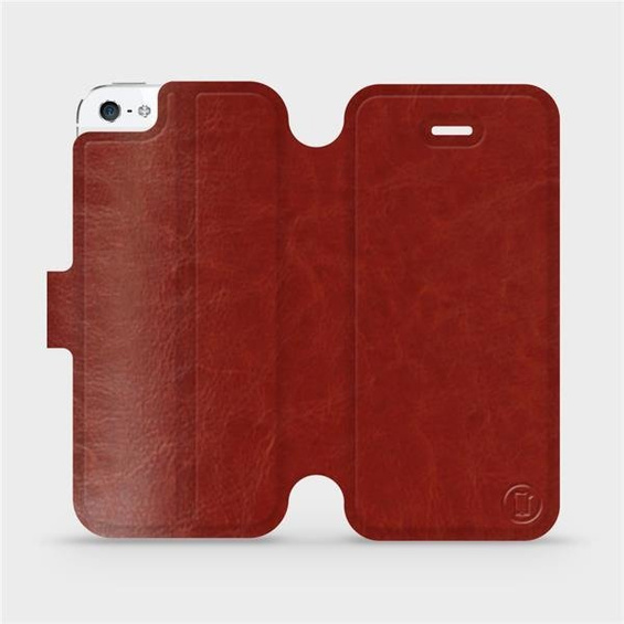 Etui do Apple iPhone SE - wzór Brown&Gray