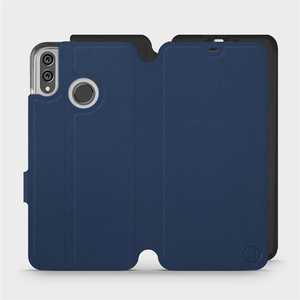 Etui Soft Touch do Huawei Honor 8X - wzór Głęboki granat z czernią